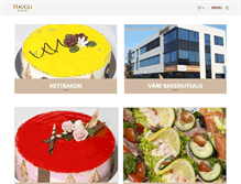 Tablet Screenshot of hauglibakeri.no